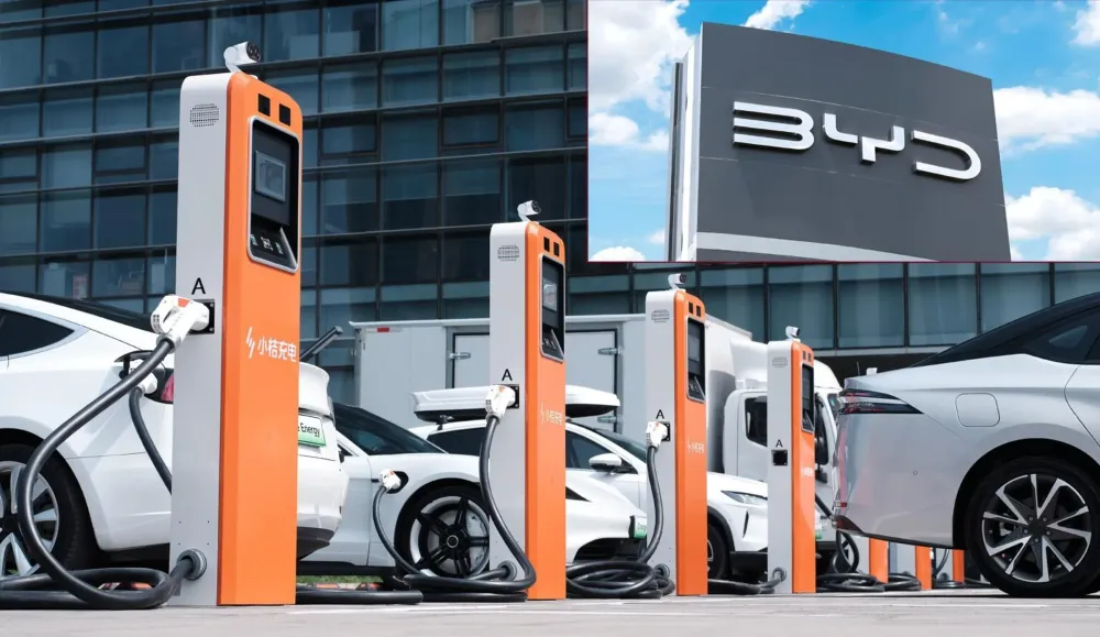 BYD Rolls Out Megawatt Charging Network Across China: Up to 1360 kW and 400 km in 5 Minutes